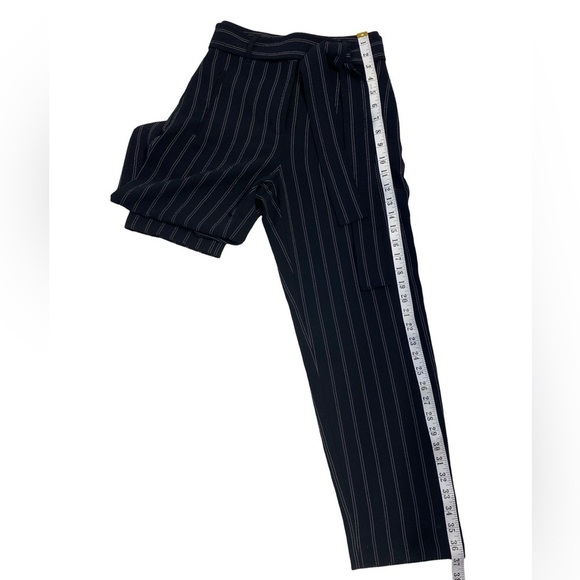 Wilfred Jallade Black/White Stripe Tie Front Pant Size 0 - Picture 11 of 14
